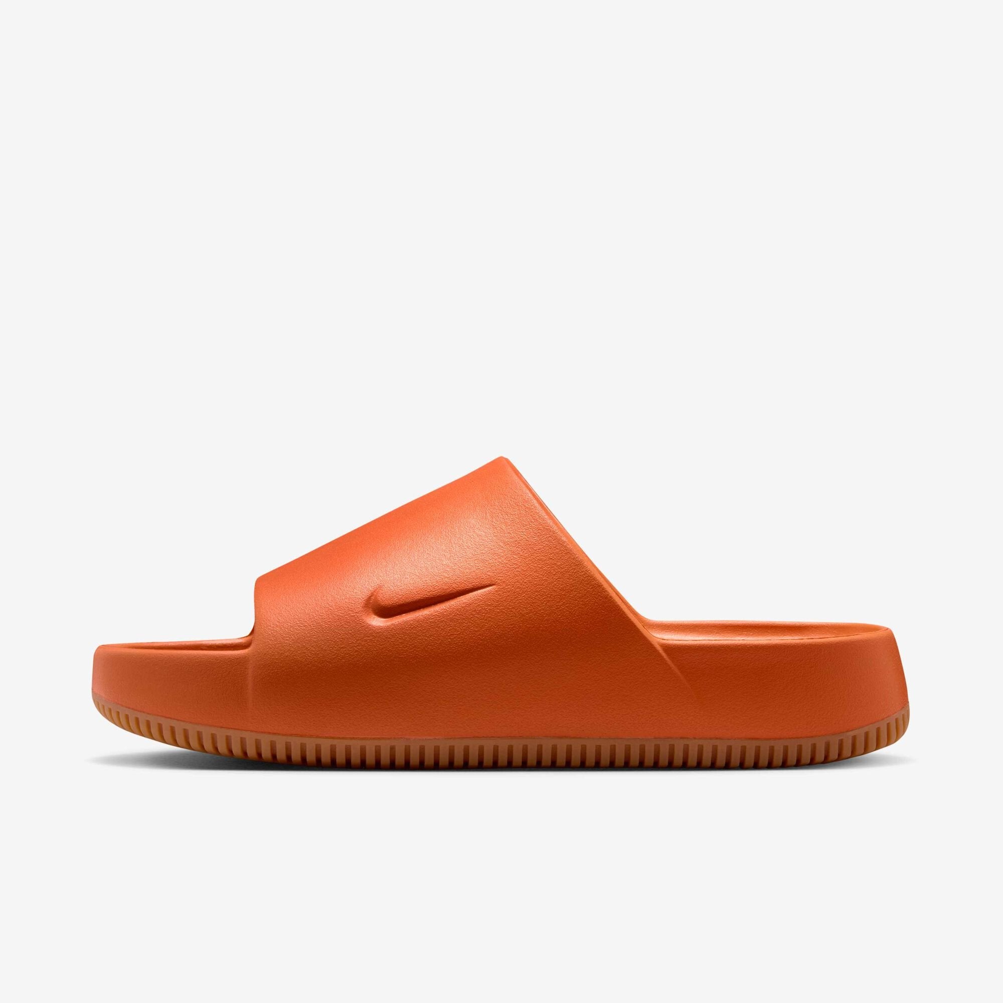 Nike Men's Calm Slides - Campfire Orange / Gum Medium Brown